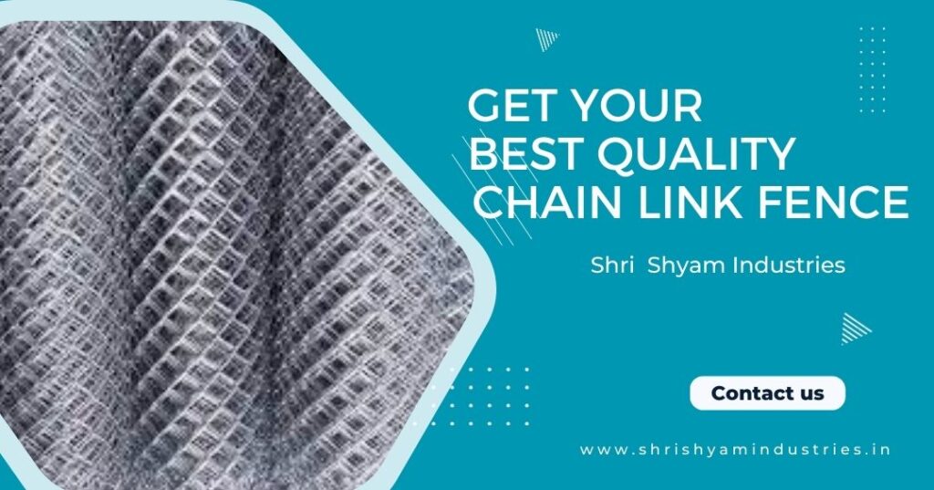 GI chain link fencing